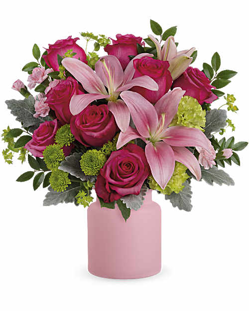 Pink | Mixed Bouquets | Savannah Blush Bouquet | Same Day Flower Delivery by Teleflora