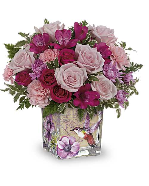Pink | Mixed Bouquets | Sweet Hummingbird Bouquet | Same Day Flower Delivery by Teleflora