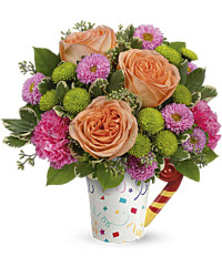 Pink | Mixed Bouquets | Time To Celebrate Bouquet | Same Day Flower Delivery by Teleflora