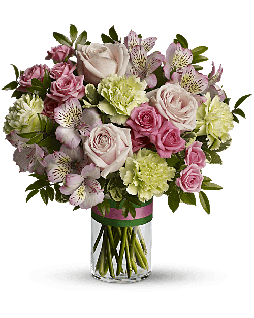 Pink | Mixed Bouquets | Wonderful You Bouquet | Same Day Flower Delivery by Teleflora