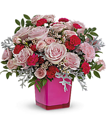 Pink | Roses | Pink Empowerment Bouquet | Same Day Flower Delivery by Teleflora