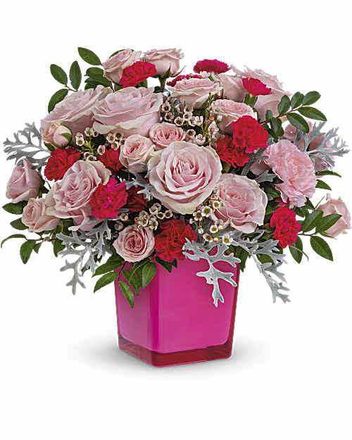 Pink | Roses | Pink Empowerment Bouquet | Same Day Flower Delivery by Teleflora