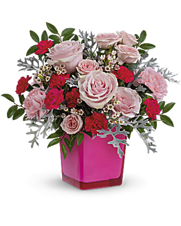 Pink | Roses | Pink Empowerment Bouquet | Same Day Flower Delivery by Teleflora