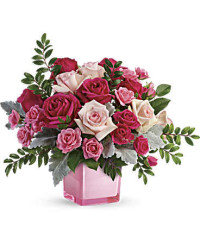 Pink | Roses | Pink Power Bouquet | Same Day Flower Delivery by Teleflora