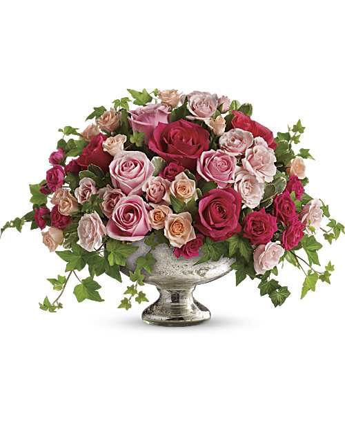 Pink | Roses | Queen's Court Bouquet | Same Day Flower Delivery by Teleflora