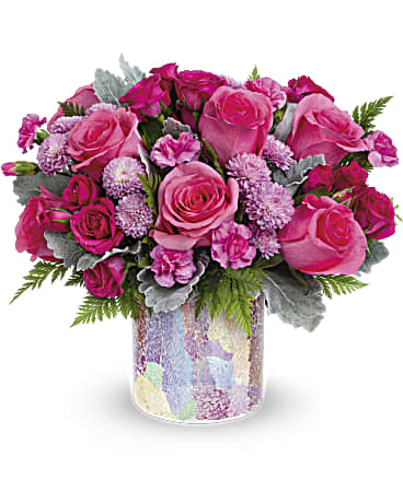 Pink | Roses | Radiantly Rosy Bouquet | Same Day Flower Delivery by Teleflora