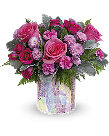 Pink | Roses | Radiantly Rosy Bouquet | Same Day Flower Delivery by Teleflora