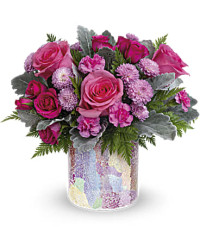 Pink | Roses | Radiantly Rosy Bouquet | Same Day Flower Delivery by Teleflora