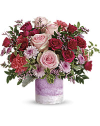 Pink | Roses | Washed In Pink Bouquet | Same Day Flower Delivery by Teleflora
