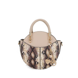 Plus Size Camille Crossbody Bag, Snake Fuschia, N/S - Ashley Stewart