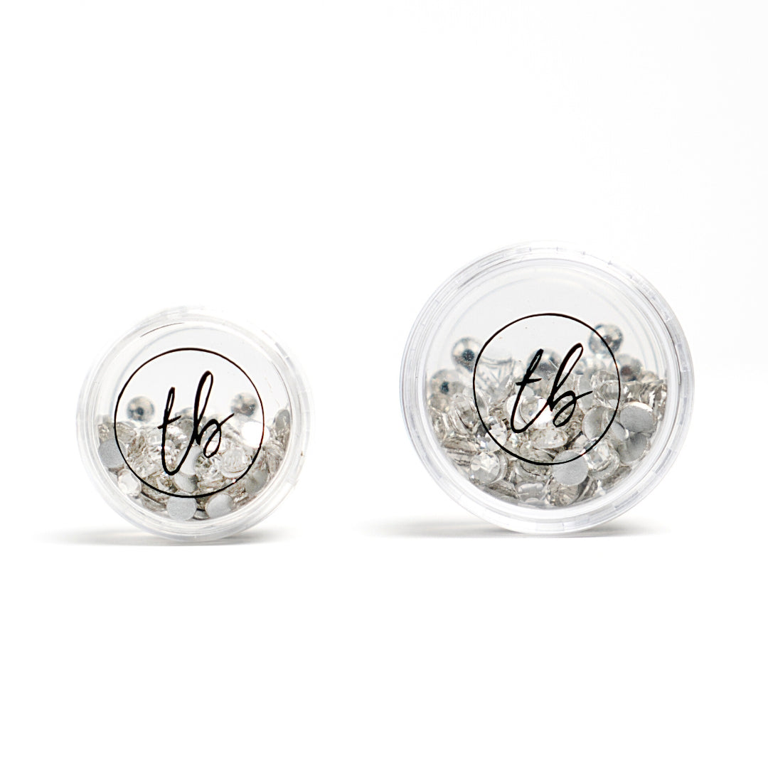 Plus Size Crystal Face Gems, Large Container (Mixed Gems Sizes),  - Ashley Stewart