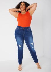 Plus Size Geo Jacquard Bodysuit, Caramel Cafe, 34/36 - Ashley Stewart