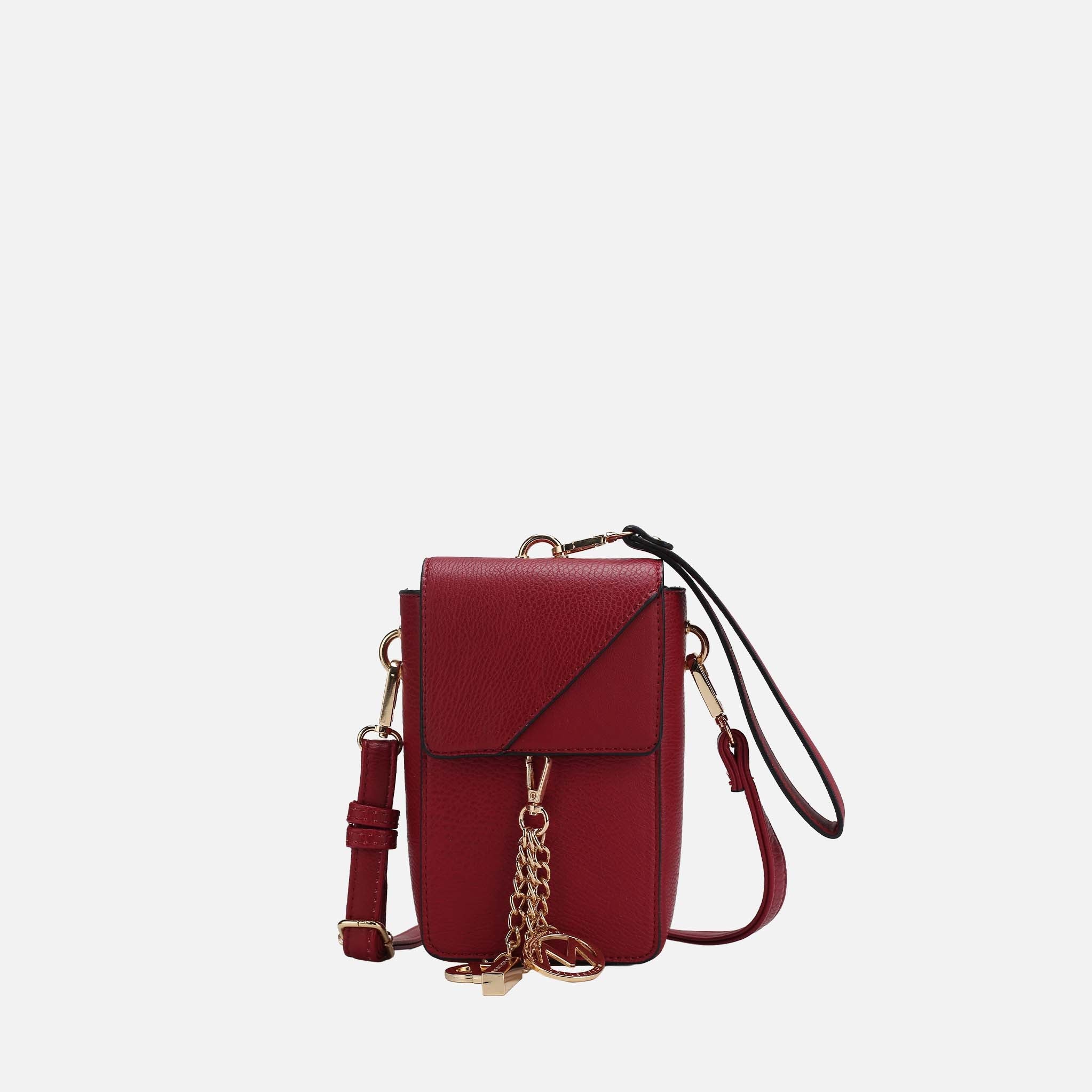 Plus Size Hannah Crossbody Phone Bag, Olive Mustard, N/S - Ashley Stewart