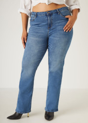 Plus Size Legendary Bootcut Jeans, Medium Blue, 30 - Ashley Stewart
