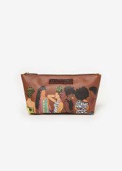 Plus Size Pardon My Fro The Squad Bag, Espresso, N/S - Ashley Stewart