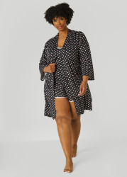 Plus Size Paris Dreams Hearts 3 Pc Set, Black, 1X - Ashley Stewart