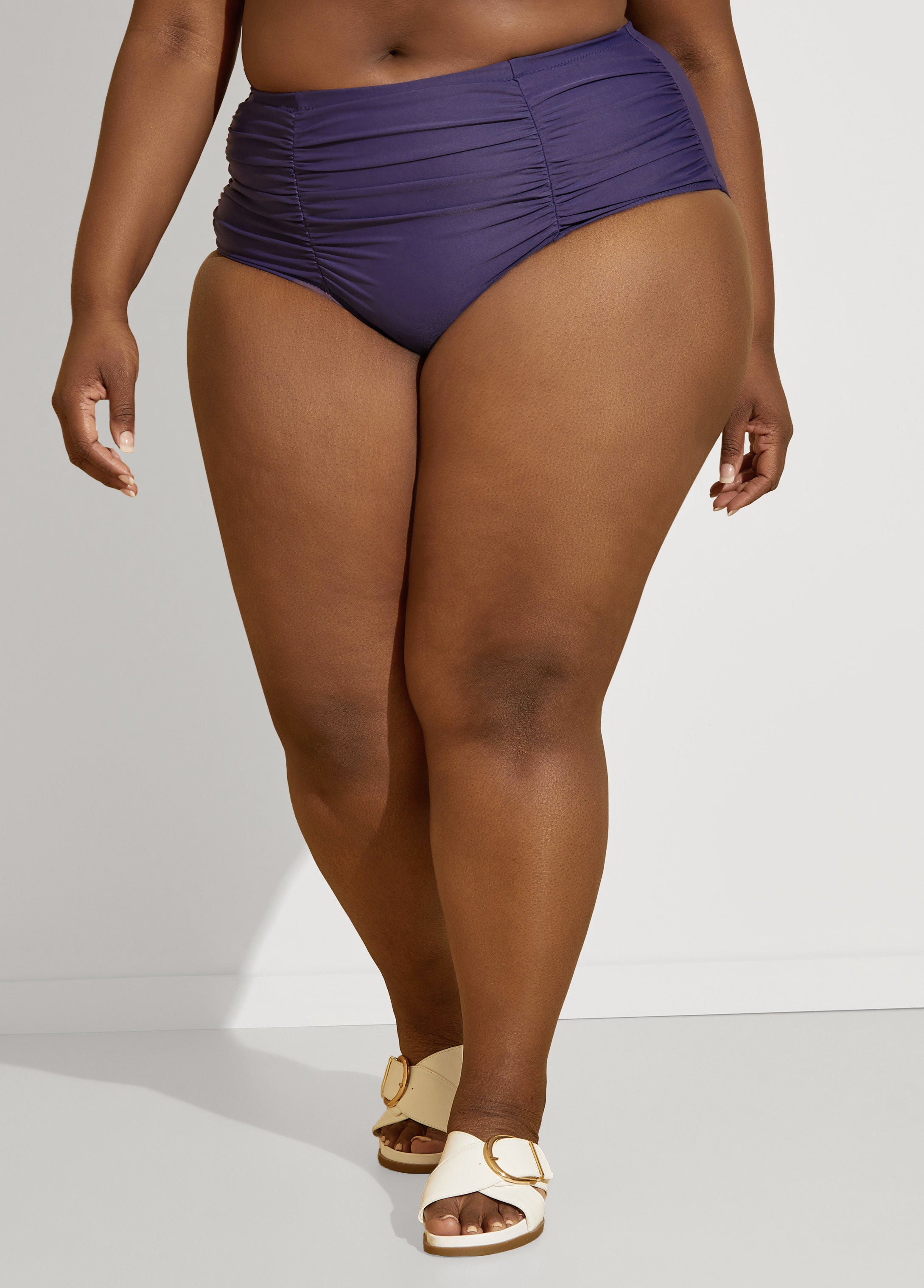 Plus Size Raisins Curve Costa Bottoms, Navy, 14 - Ashley Stewart