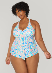 Plus Size Raisins Curve Viva Tankini Top, Multi, 18 - Ashley Stewart