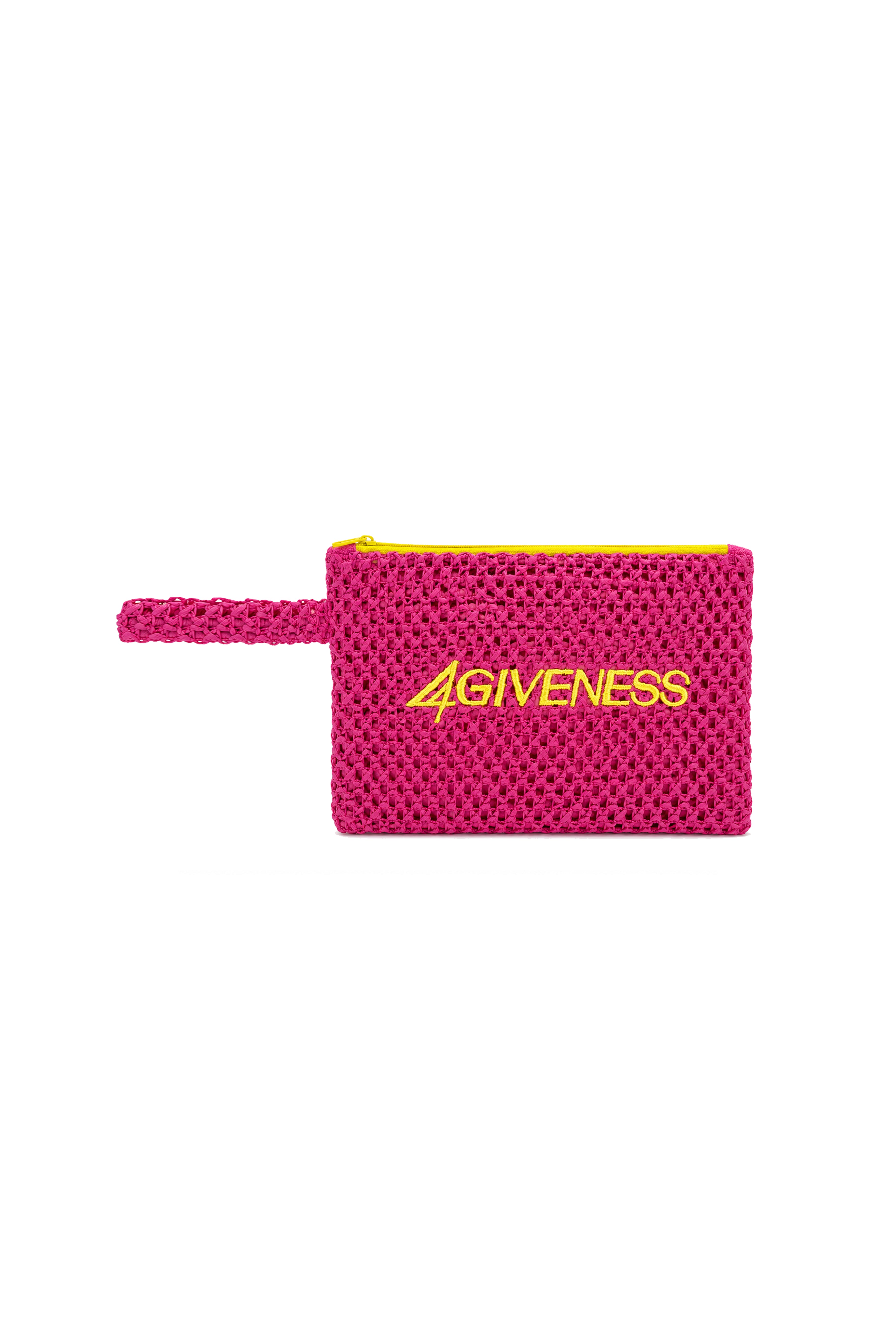 POCHETTE CARTAPAGLIA RICAMO 4GIVENESS