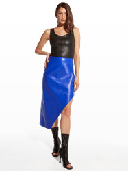 POPPY STRETCH LEATHER BODYSUIT