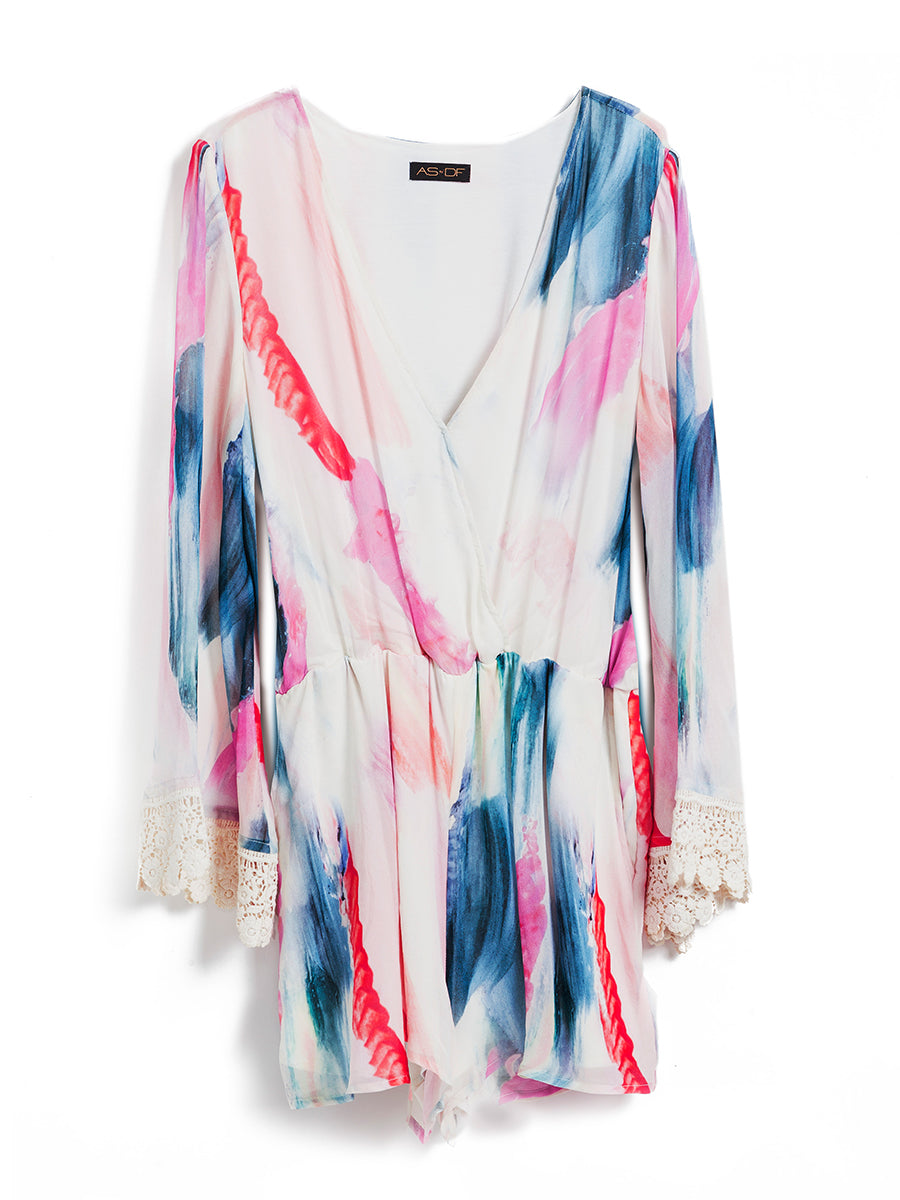 PORTOFINO SILK ROMPER