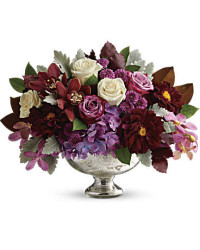Purple | Mixed Bouquets | Beautiful Harvest Centerpiece Bouquet | Same Day Flower Delivery by Teleflora