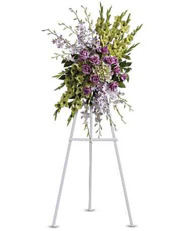 Purple | Mixed Bouquets | Heavenly Sentiments Spray | Same Day Flower Delivery by Teleflora