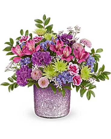 Purple | Mixed Bouquets | Jewel Garden Bouquet | Same Day Flower Delivery by Teleflora