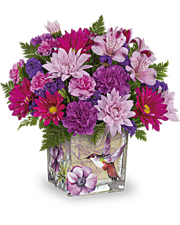 Purple | Mixed Bouquets | Love In Flight Bouquet | Same Day Flower Delivery by Teleflora