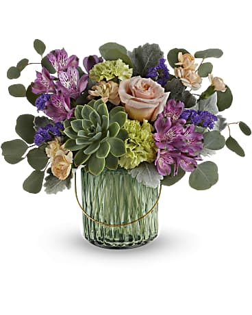 Purple | Mixed Bouquets | Storybook Rose Bouquet | Same Day Flower Delivery by Teleflora