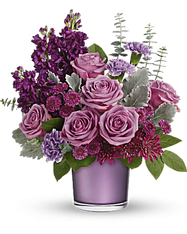 Purple | Mixed Bouquets | Always Amethyst Bouquet | Same Day Flower Delivery by Teleflora