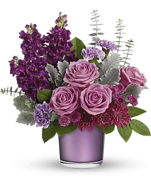 Purple | Mixed Bouquets | Always Amethyst Bouquet | Same Day Flower Delivery by Teleflora