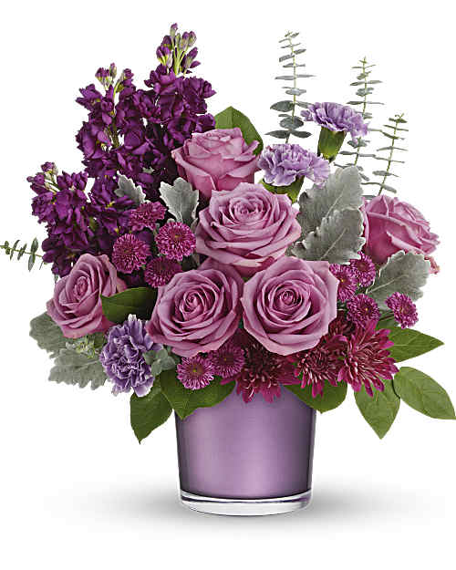Purple | Mixed Bouquets | Always Amethyst Bouquet | Same Day Flower Delivery by Teleflora