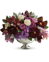 Purple | Mixed Bouquets | Beautiful Harvest Centerpiece Bouquet | Same Day Flower Delivery by Teleflora