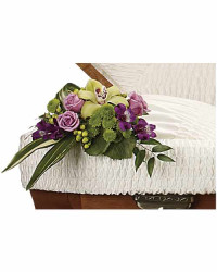 Purple | Mixed Bouquets | Dearest One Casket Insert | Same Day Flower Delivery by Teleflora
