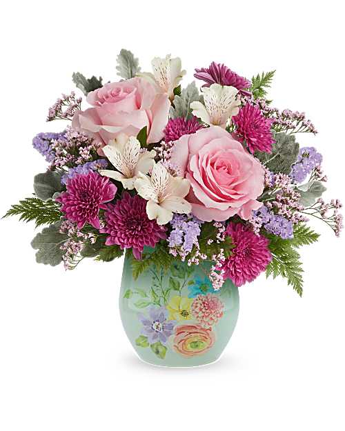 Purple | Mixed Bouquets | Dream In Bloom Bouquet | Same Day Flower Delivery by Teleflora