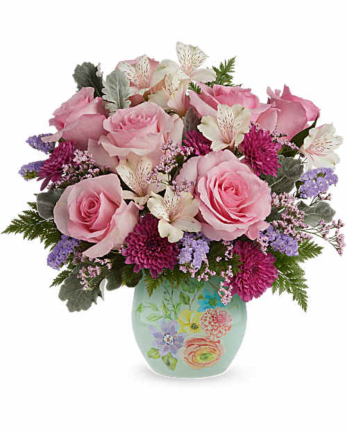 Purple | Mixed Bouquets | Dream In Bloom Bouquet | Same Day Flower Delivery by Teleflora