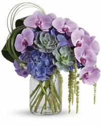 Purple | Mixed Bouquets | Exquisite Elegance Bouquet | Same Day Flower Delivery by Teleflora
