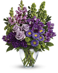 Purple | Mixed Bouquets | Lavender Charm Bouquet | Same Day Flower Delivery by Teleflora
