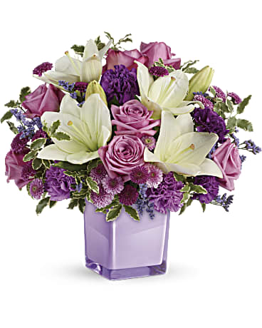 Purple | Mixed Bouquets | Pleasing Purple Bouquet | Same Day Flower Delivery by Teleflora