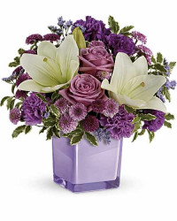 Purple | Mixed Bouquets | Pleasing Purple Bouquet | Same Day Flower Delivery by Teleflora
