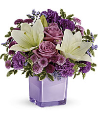 Purple | Mixed Bouquets | Pleasing Purple Bouquet | Same Day Flower Delivery by Teleflora
