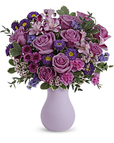 Purple | Mixed Bouquets | Prettiest Purple Bouquet | Same Day Flower Delivery by Teleflora