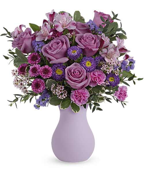 Purple | Mixed Bouquets | Prettiest Purple Bouquet | Same Day Flower Delivery by Teleflora