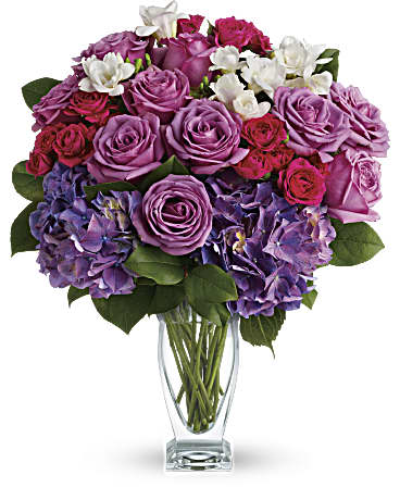 Purple | Mixed Bouquets | Rhapsody In Purple | Same Day Flower Delivery by Teleflora