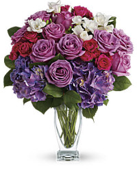 Purple | Mixed Bouquets | Rhapsody In Purple | Same Day Flower Delivery by Teleflora