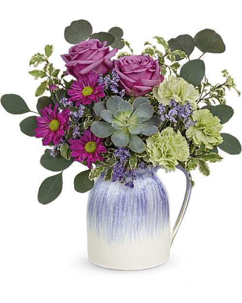 Purple | Mixed Bouquets | Springtime Treasures Bouquet | Same Day Flower Delivery by Teleflora