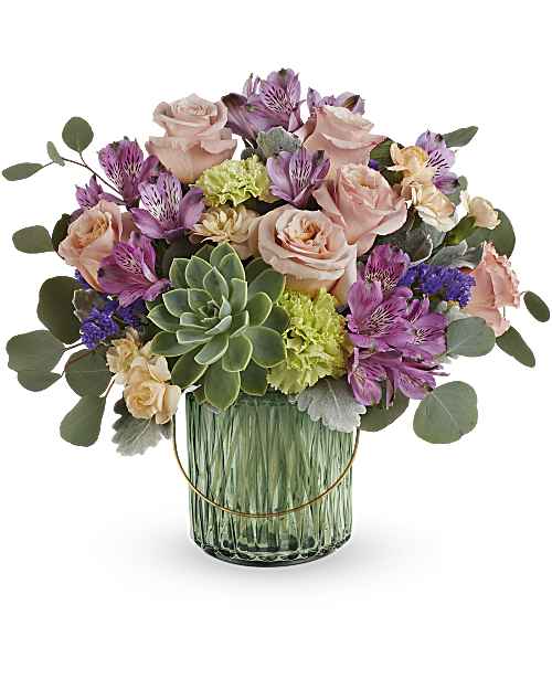 Purple | Mixed Bouquets | Storybook Rose Bouquet | Same Day Flower Delivery by Teleflora
