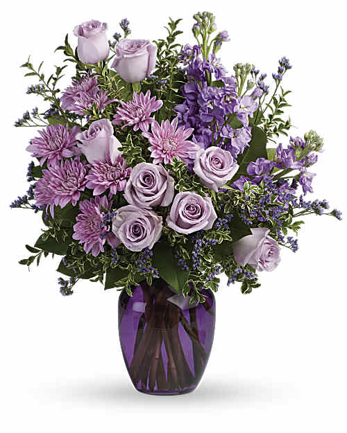 Purple | Mixed Bouquets | Together At Twilight Bouquet | Same Day Flower Delivery by Teleflora