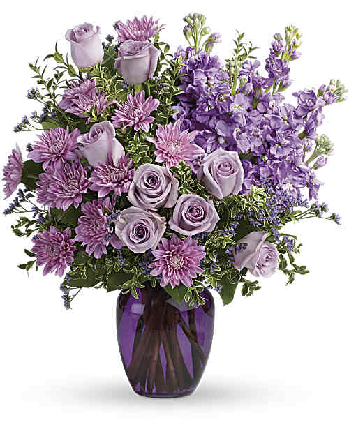 Purple | Mixed Bouquets | Together At Twilight Bouquet | Same Day Flower Delivery by Teleflora